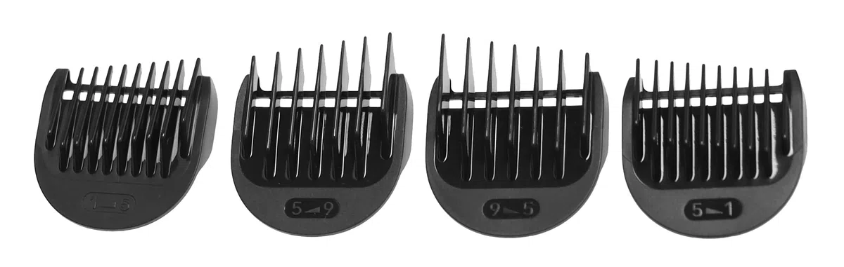 Kammaufsatz-Set 1-9mm kompatibel mit/Ersatzteil für Braun 80741398 5803 5804 5805 5806 5807 5808 Trimmer