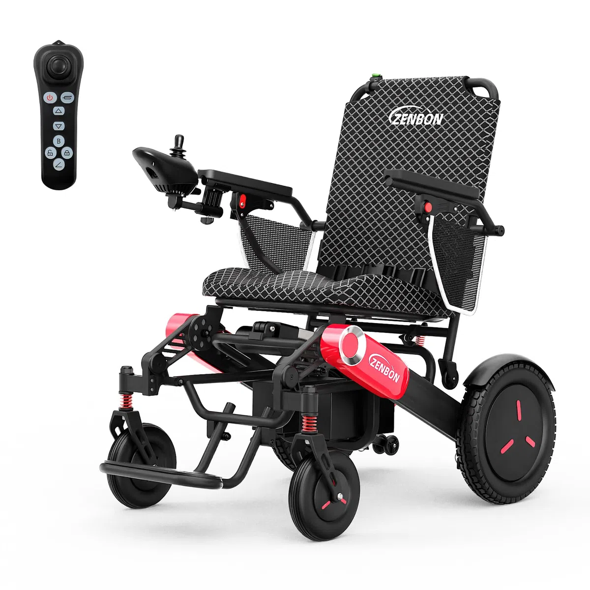 Elektrische Rollstühle mit Automatische Klappfunktion: 48KM Leichte Elektrisch Rollstuhl Faltbar bis 150KG - 700W Klappbarer Elektrorollstuhl 2 * 12AH Doppelbatteriedesign