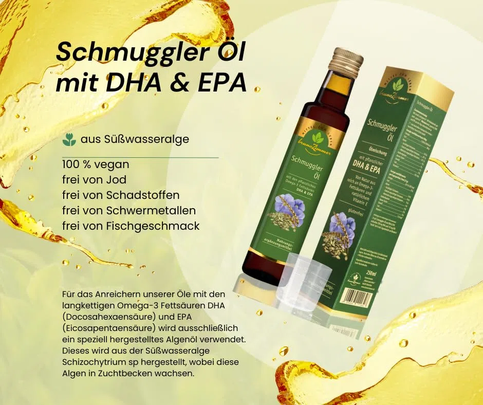 Schmuggleröl Ölmischung mit DHA & EPA 250 ml - MZL | Nahrungsergänzung