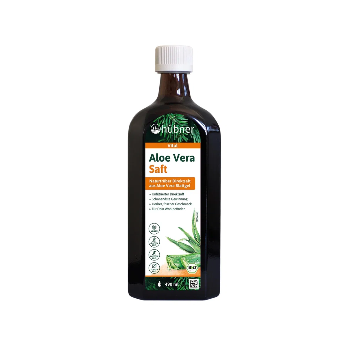 Aloe Vera BIO-Pflanzensaft naturtrüb (0.49 L)