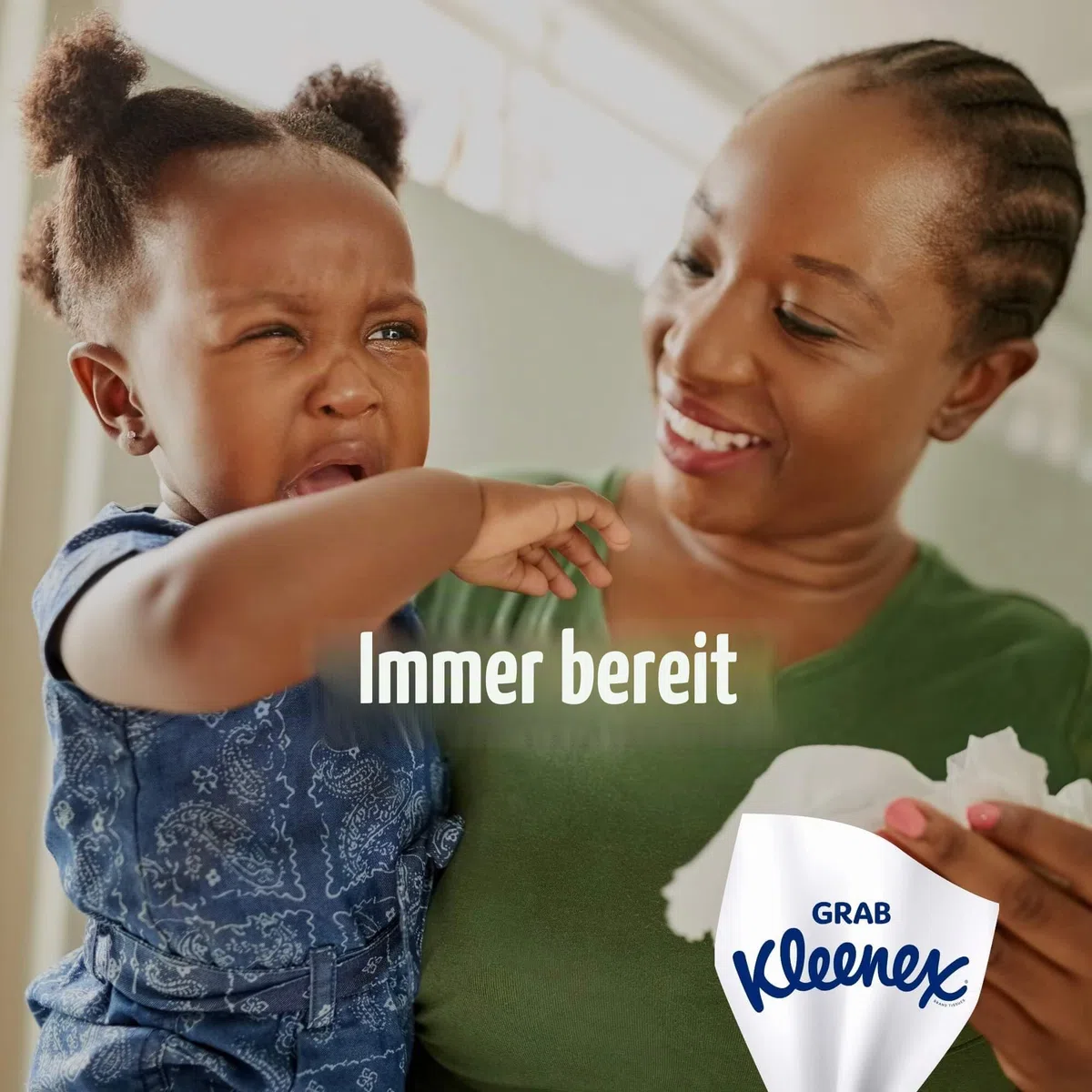 KLEENEX Family Stoffe - 1280 Taschentücher - 10 x 128 Stück - Geschenkbox, blau
