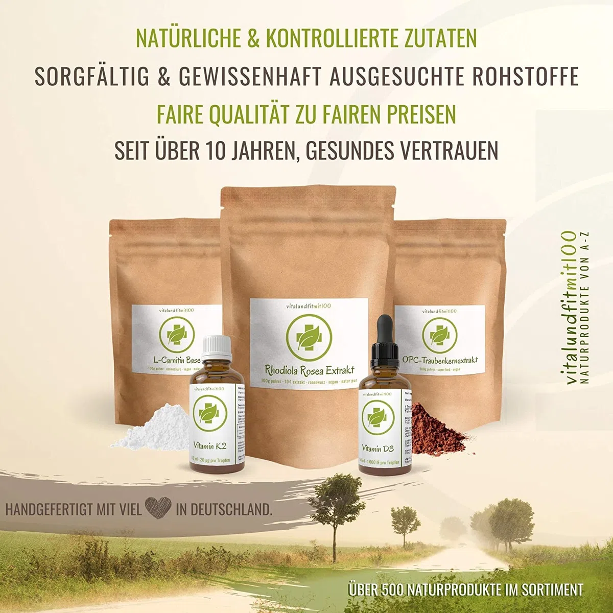 Taurin - 1000mg pro Portion - 250 vegane Aminosäure Kapseln - Glutenfrei, Sojafrei, GMO frei - Deutsche Herstellung