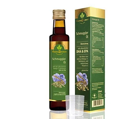 Schmuggleröl Ölmischung mit DHA & EPA 250 ml - MZL | Nahrungsergänzung