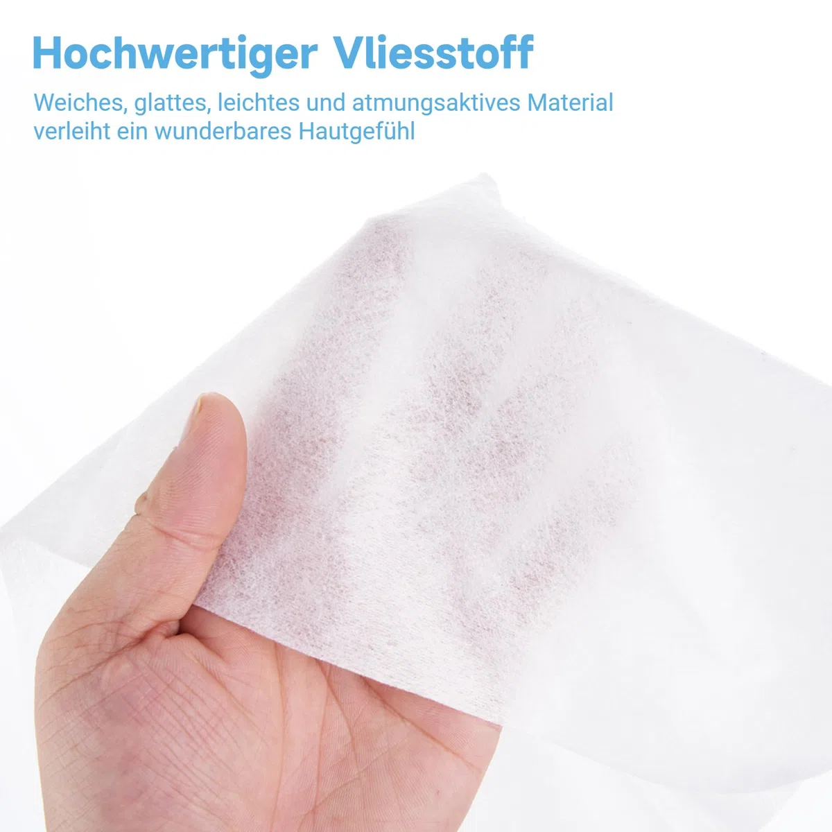 CACAZI Massage-Gesichtswiegenbezüge, 200 Stück Einweg-Gesichtsauflagen-Abdeckungstücher aus weichem Vliesstoff für Massagetisch- und Massagebank-Kopfstützen (200Pcs)