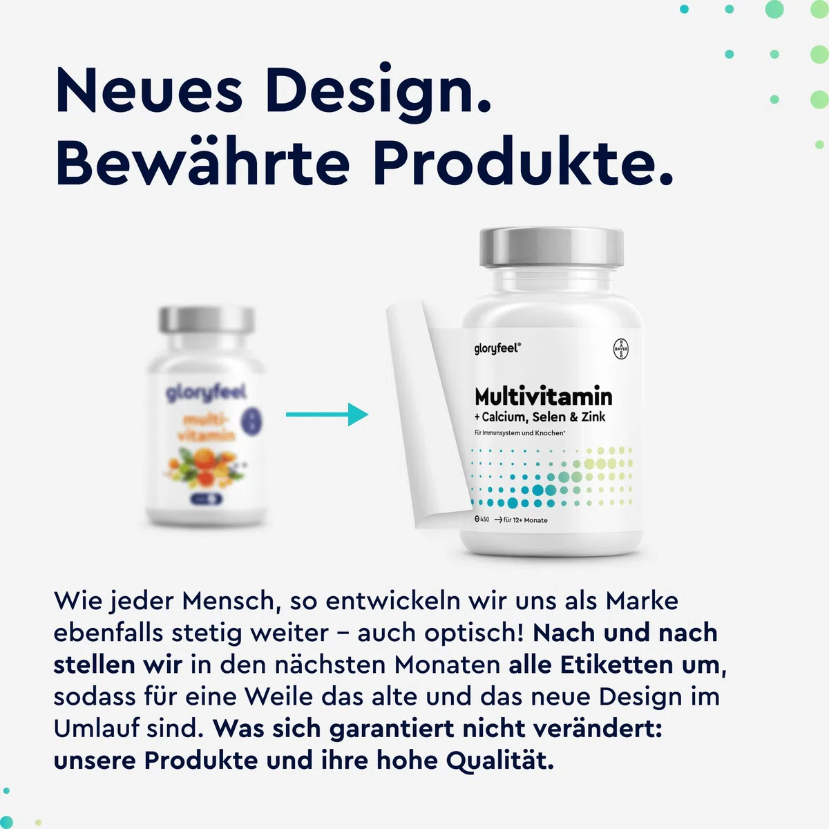 Multivitamin Tabletten - wertvolle Mineralstoffe & alle A-Z Nährstoffe im Komplex - über 1 Jahr Vorrat - 450 kleine, leicht zu schluckende Tabletten - Immun-Support* - 100% laborgeprüft - Multipack