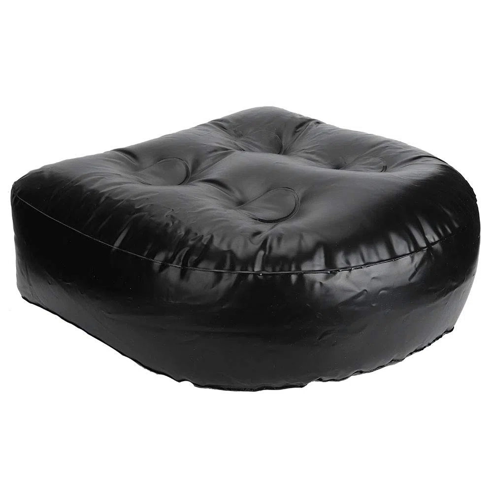 lyrlody SPA Intex Aufblasbare Massagematte, SPA-Kissen, Badewannen-Sitzkissen, Massage, Weiches, Entspannendes Badewannen-Sitzkissen mit Saugnäpfen, rutschfest, Schwarz