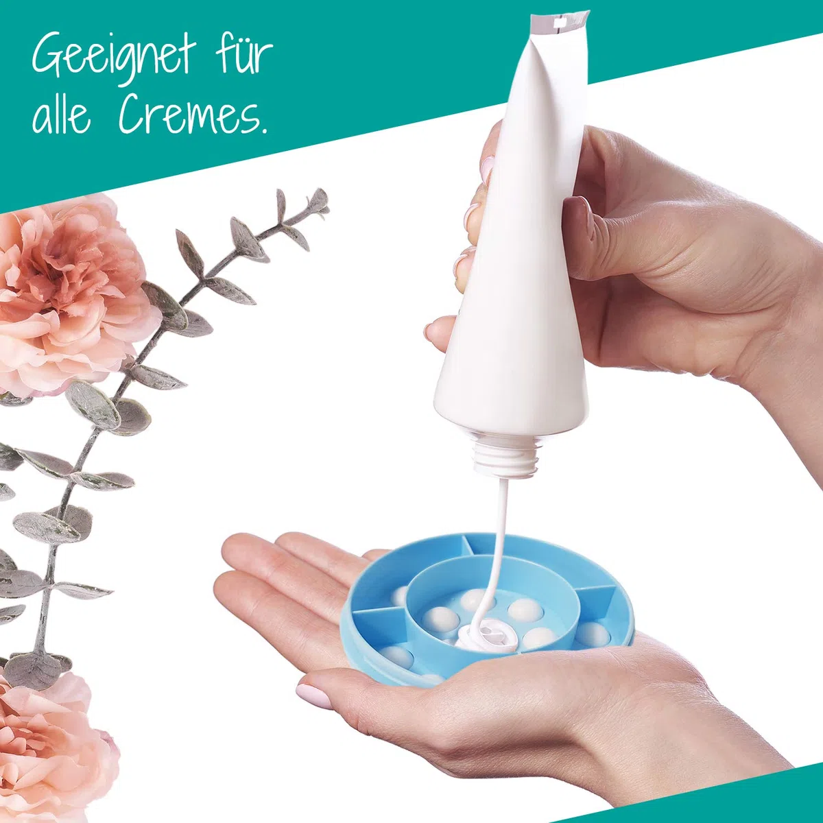 2-in-1 Rückeneincremer & Massagegerät, 3-teilig, Eincremhilfe, Rücken alleine eincremen, Rückencremer (2in1 Rückeneincremer)