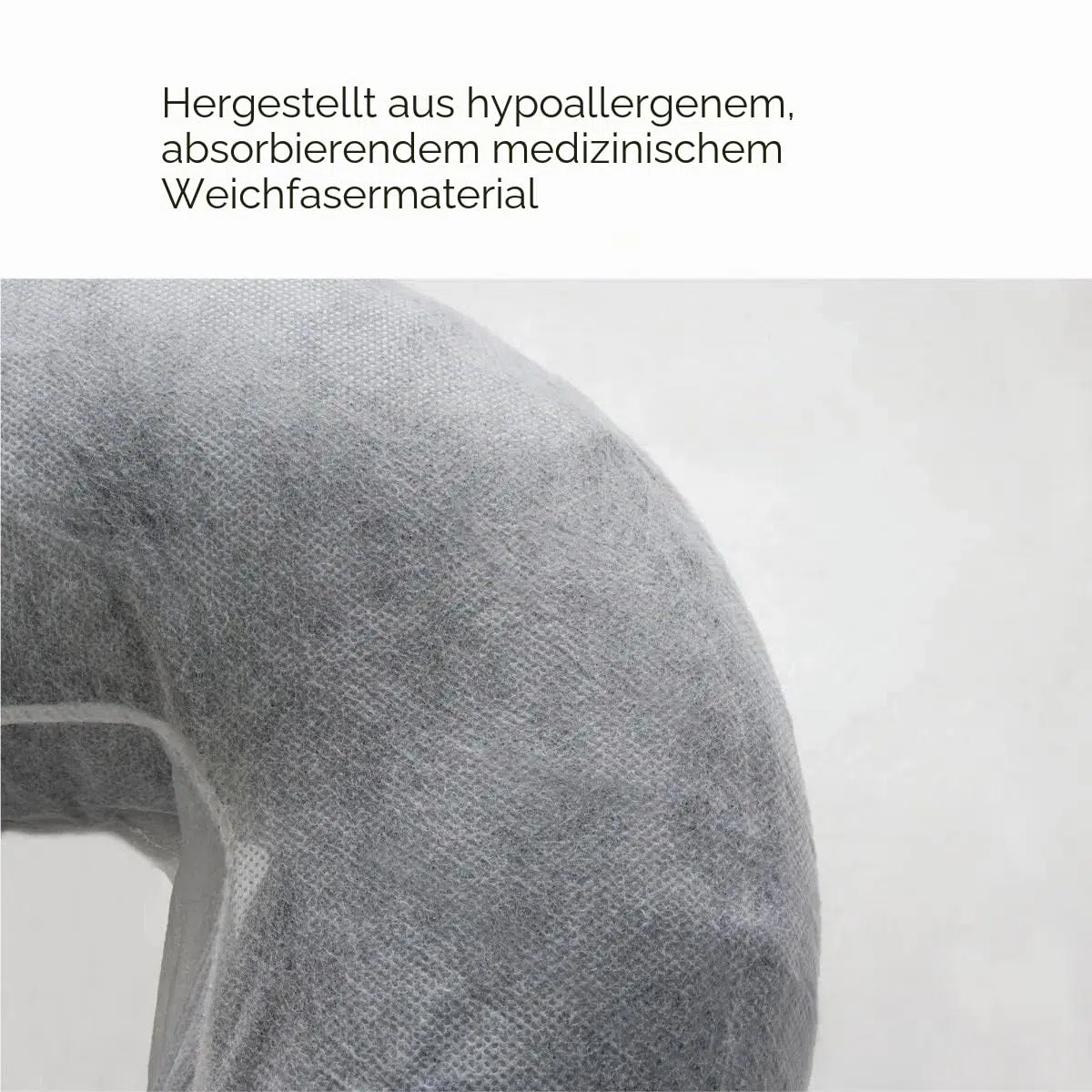 50 Stück Massage Einweg Kopfstützenbezug 36x33cm Einwegauflage für die Kopfstütze der Massageliege Gesichtsauflage Behandlungsliege Massagebänke Therapieliegen Hygieneauflage
