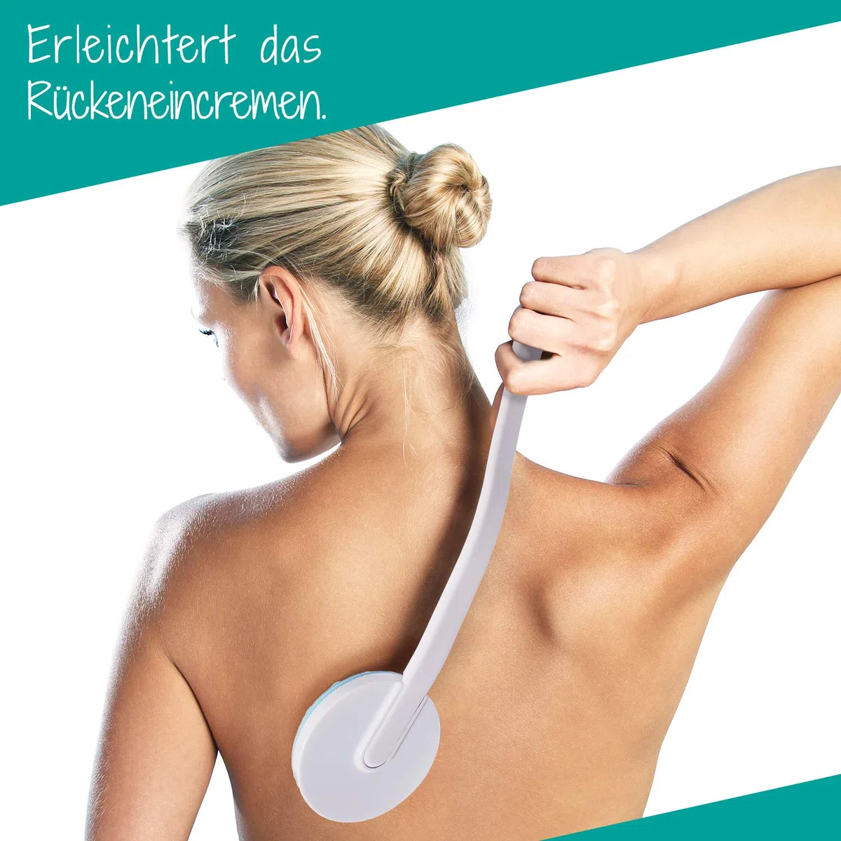 2-in-1 Rückeneincremer & Massagegerät, 3-teilig, Eincremhilfe, Rücken alleine eincremen, Rückencremer (2in1 Rückeneincremer)