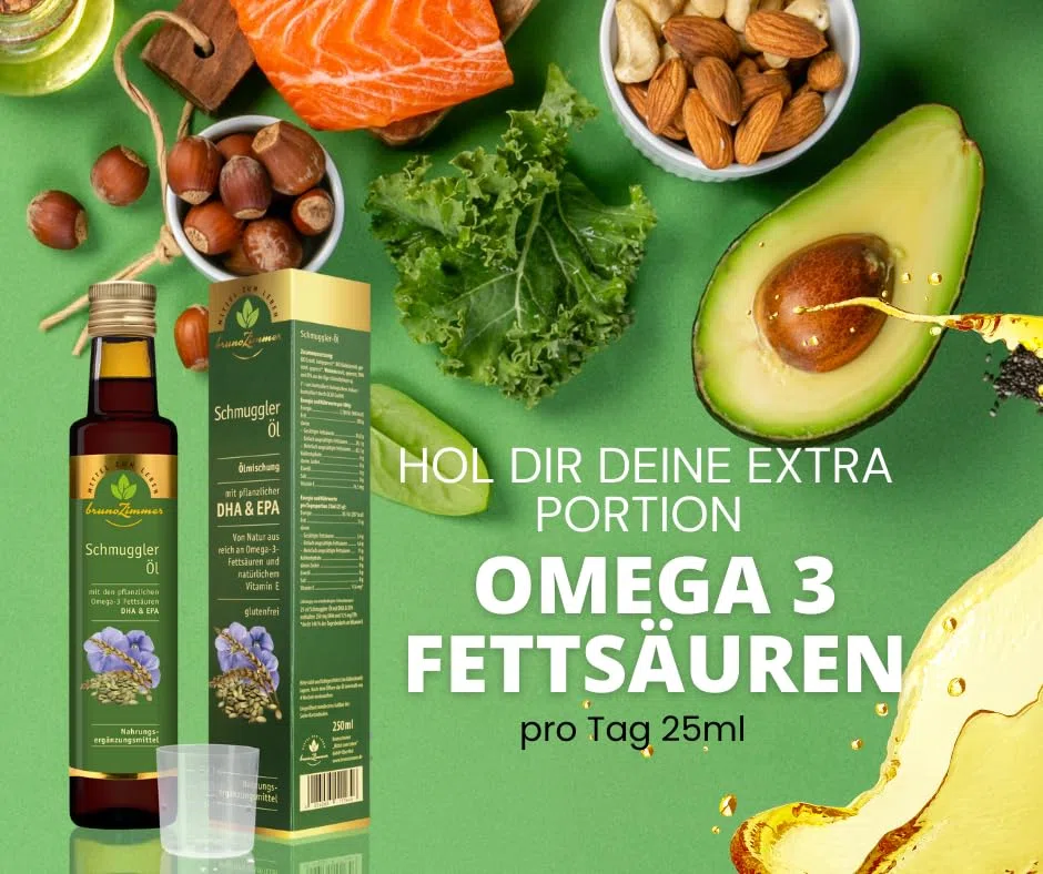 Schmuggleröl Ölmischung mit DHA & EPA 250 ml - MZL | Nahrungsergänzung