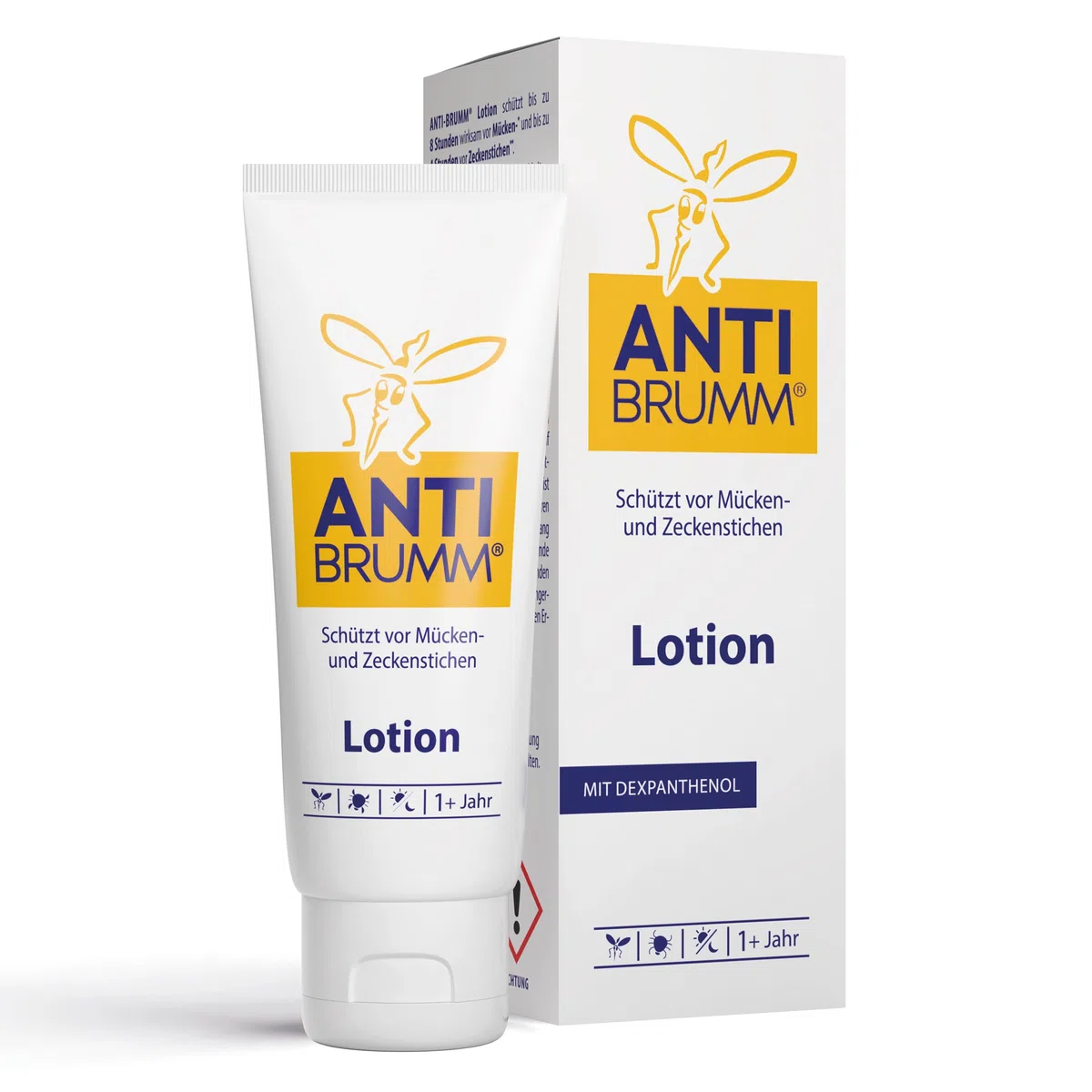 Anti Brumm Lotion mit Dexpanthenol, 100 ml: Insekten-Repellent für effektiven Schutz gegen Mücken und Zecken, Mücken- und Zeckenschutz mit Icaridin, für Erwachsene und Kinder ab 1 Jahr