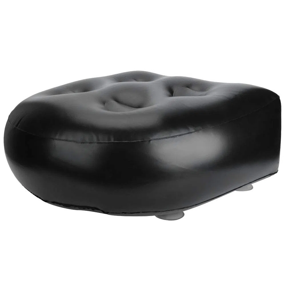 lyrlody SPA Intex Aufblasbare Massagematte, SPA-Kissen, Badewannen-Sitzkissen, Massage, Weiches, Entspannendes Badewannen-Sitzkissen mit Saugnäpfen, rutschfest, Schwarz