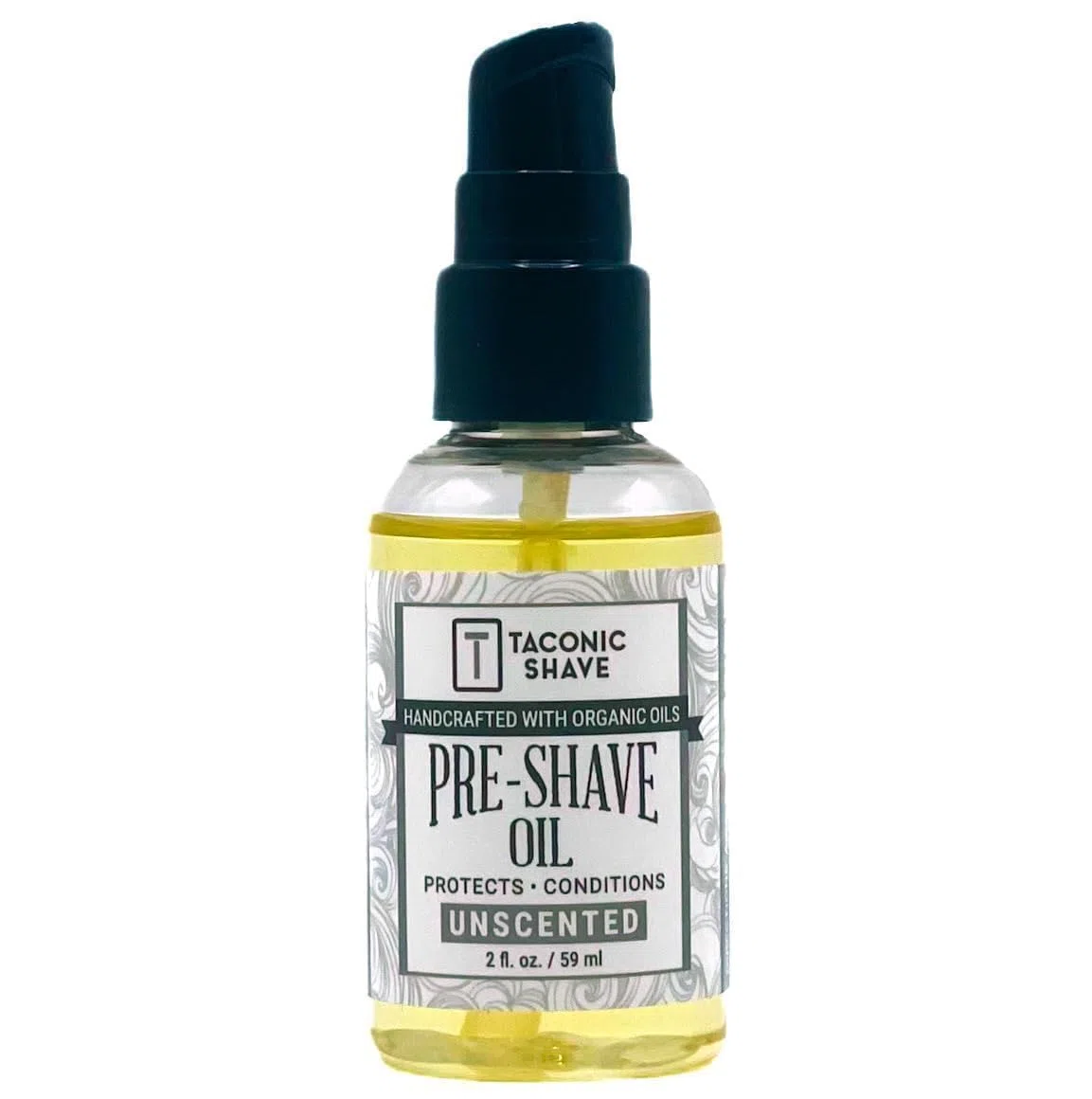 Taconic Shave Premium All Natural Pre-Shave Öl (2 Oz.) - ohne Duft - Made in USA 2 Unzen Preshave