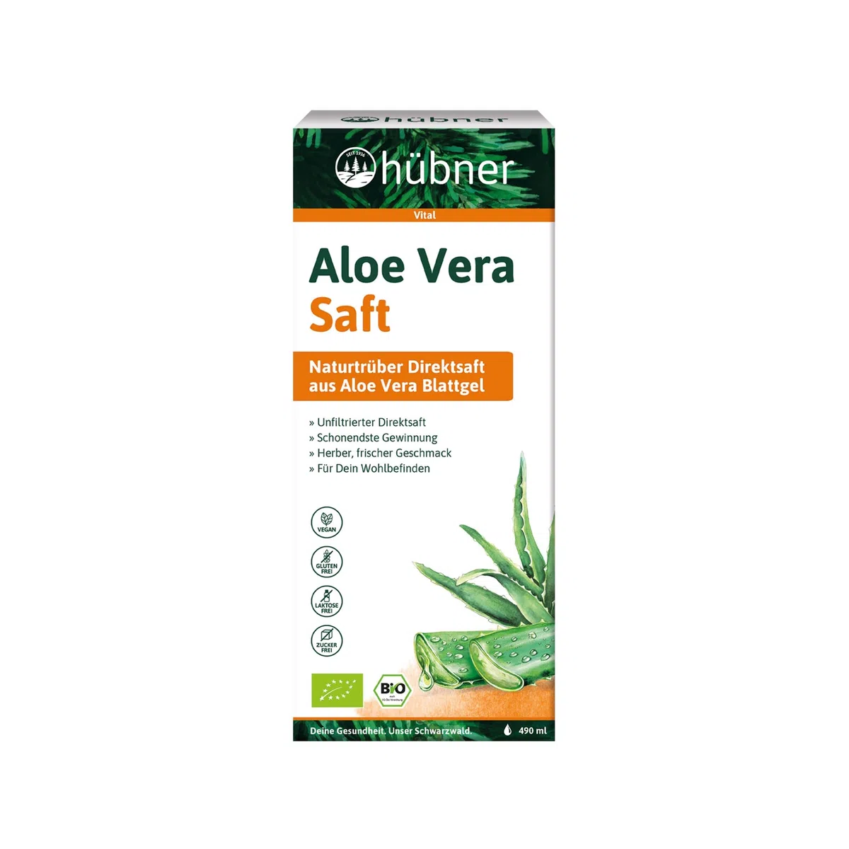 Aloe Vera BIO-Pflanzensaft naturtrüb (0.49 L)