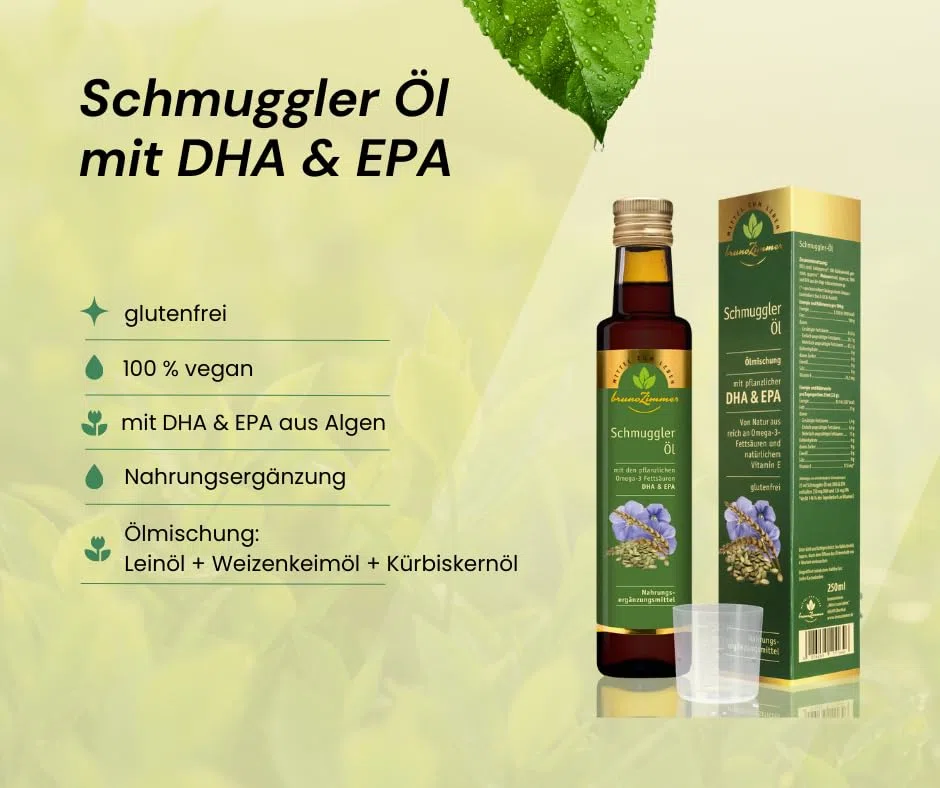 Schmuggleröl Ölmischung mit DHA & EPA 250 ml - MZL | Nahrungsergänzung