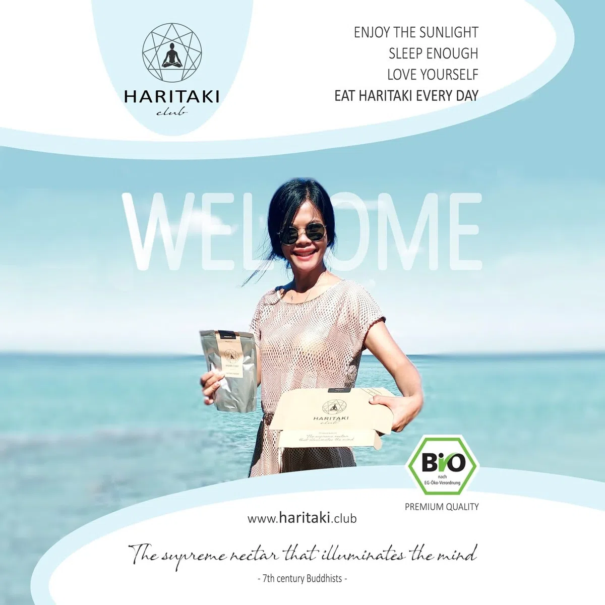 Haritaki BIO Pulver | Premium Qualität - Haritaki Club | Laborgeprüft und EU Bio zertifiziert | Terminalia Chebula | Vegan, Kosher, Halal zu 100% natürlich18.96