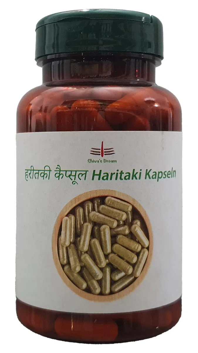 Haritaki Kapseln 170 Stück | VEGAN | HPMC | 100% rein | keine Füllstoffe | keine Zusatzstoffe | geprüfte Qualität aus Indien | Shiva's Dream | alle 3 Doshas im Gleichgewicht