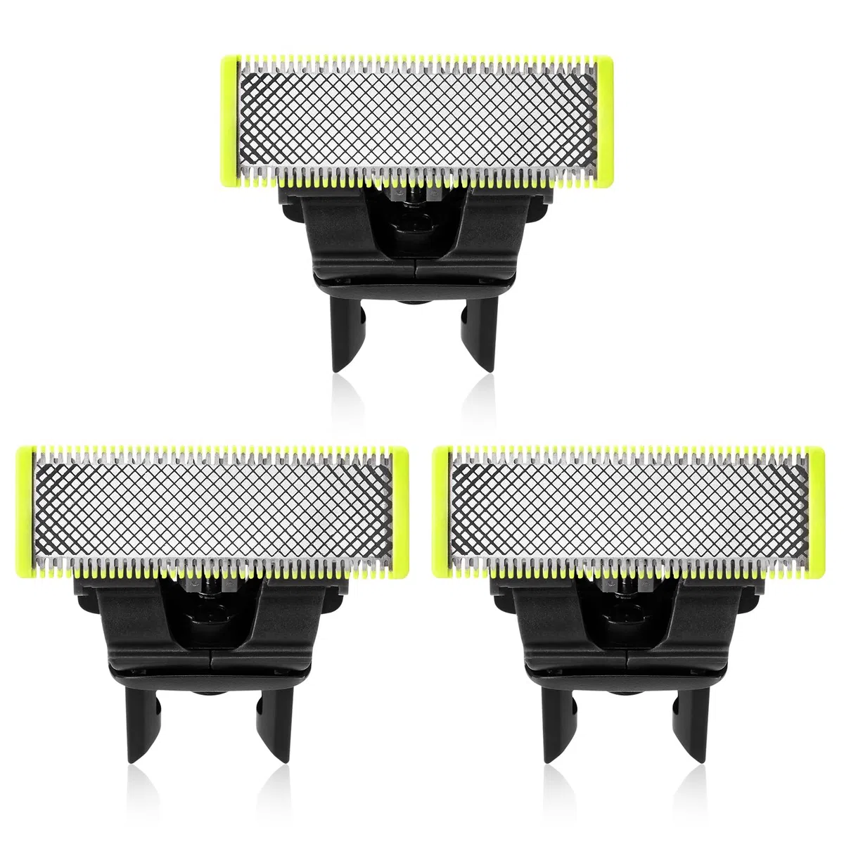 Für Philips OneBlade Klingen | 3 Stück One Blade Ersatzklinge, Wird zum Trimmen von Gesichts- und Körperbärten verwendet. Hochwertige Klingen aus Edelstahl, Sicher und Langlebig