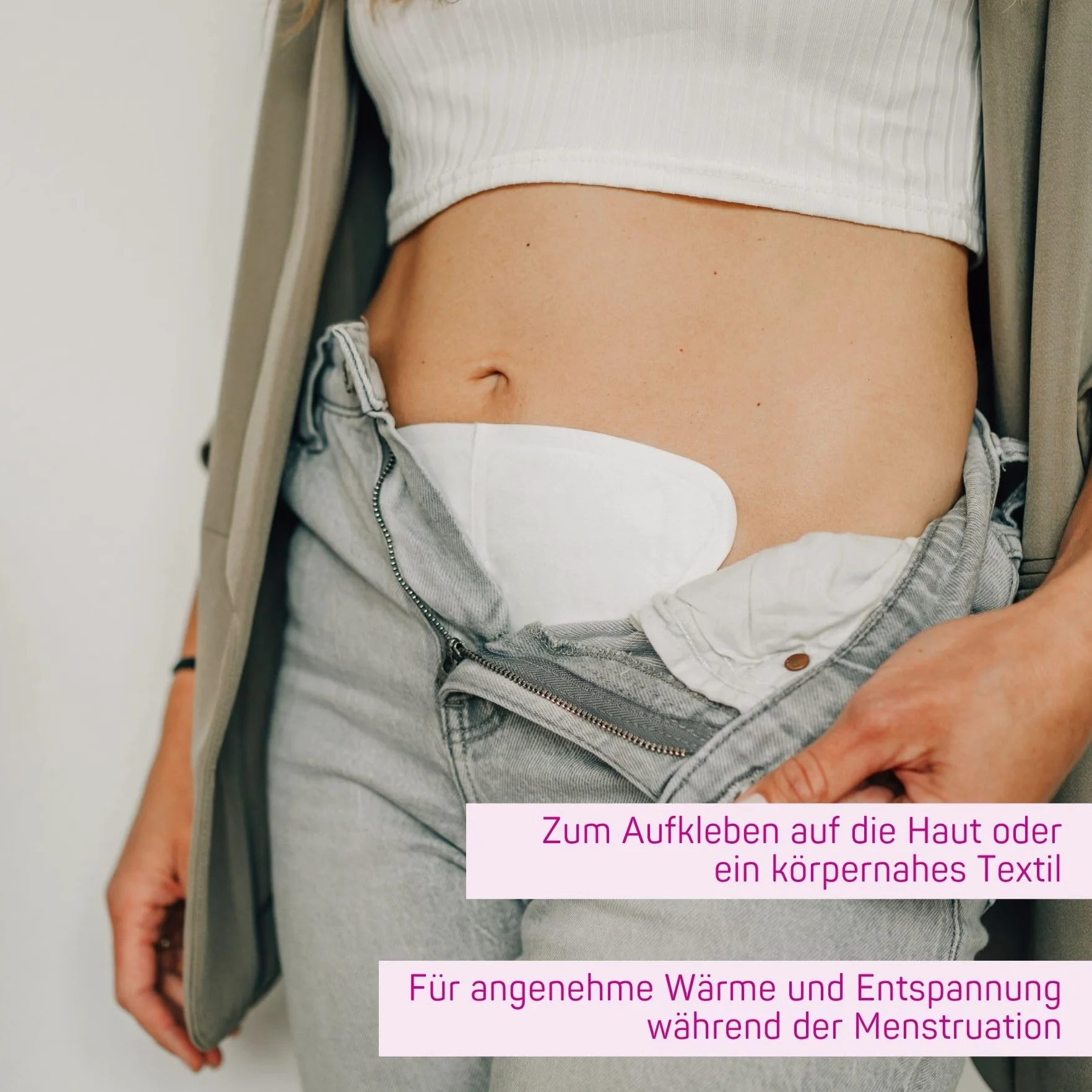ELANEE Menstruations-Wärmepflaster [10 Stück], 12 Stunden wohltuende Wärme und Entspannung während der Periode, erwärmt sich durch Kontakt mit Sauerstoff, hautfreundlich (734-V1)