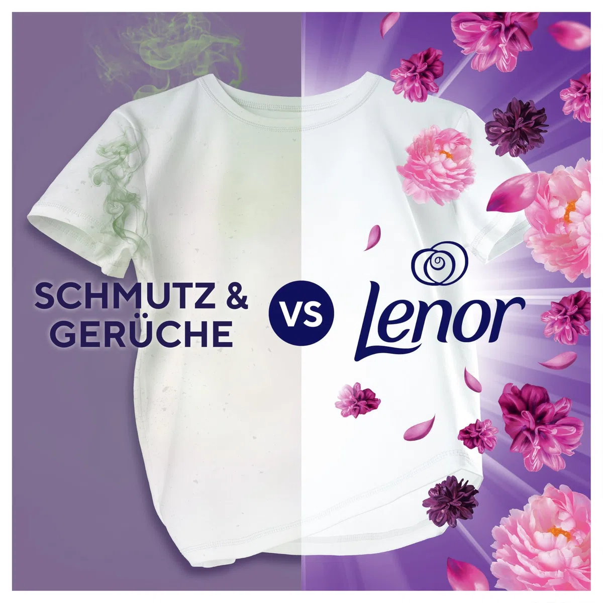 Lenor Color Waschmittel Flüssig, 100 Waschladungen, Amethyst Blütentraum, Lang Anhaltende Frische, Extra Geruchsabwehr Bei Kaltwäsche